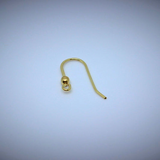 Korvakorukoukku 3mm pallolla, 14K