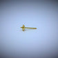 Korvakorutappi helmipohjalla 5mm, 14K