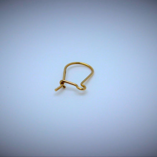 Lukittava korvakorukoukku, 14K