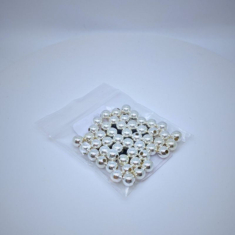 6mm Hopeahelmi 50kpl